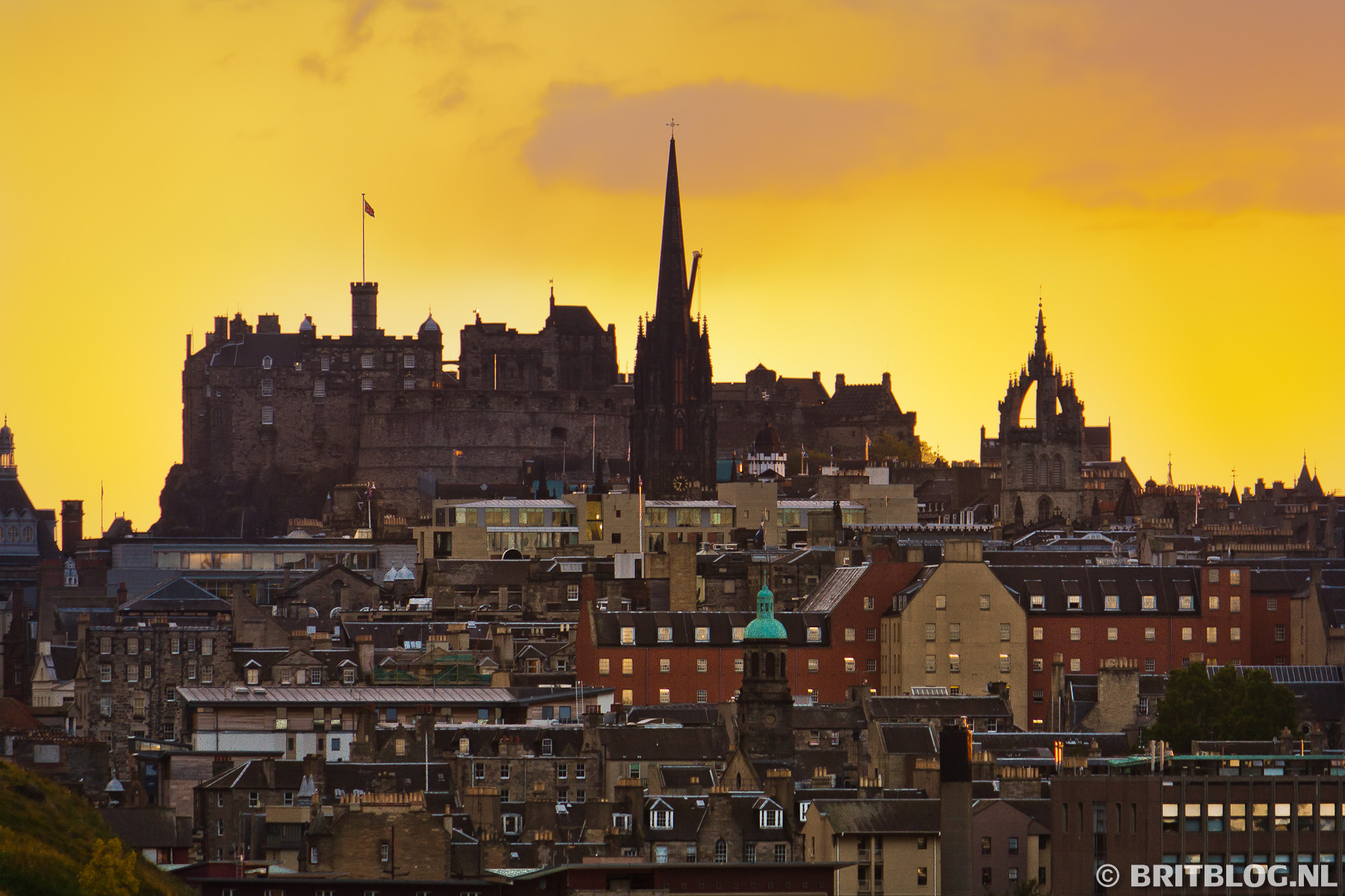 uitzicht op Edinburgh