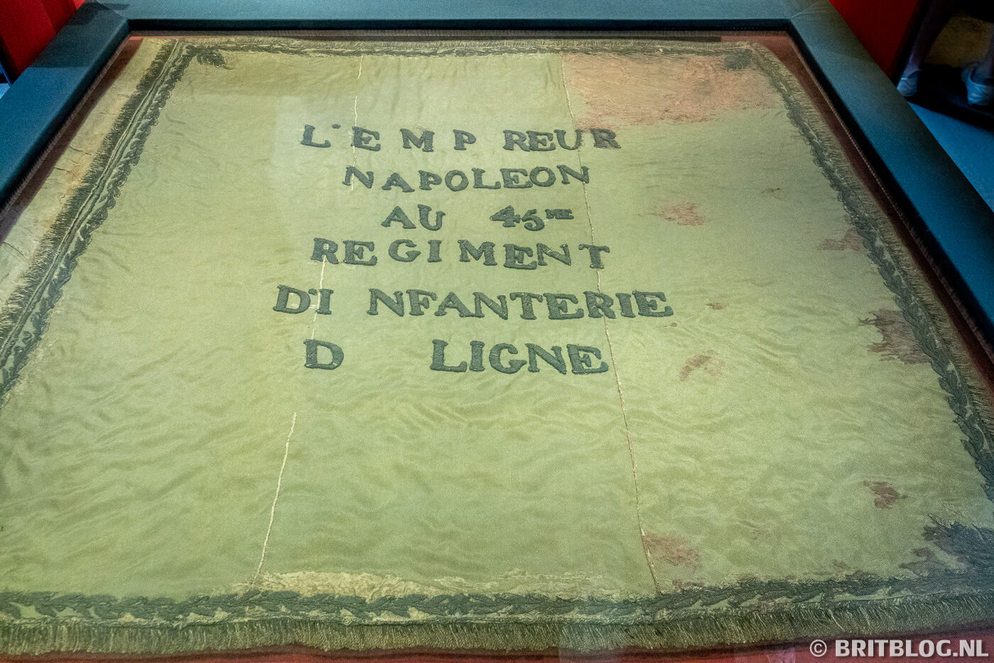 Royal Scots Dragoon Guards Museum, Waterloo vlag