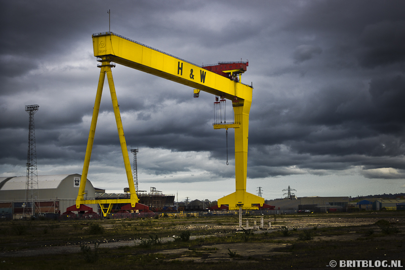 H&W Gantry cranes in Belfast