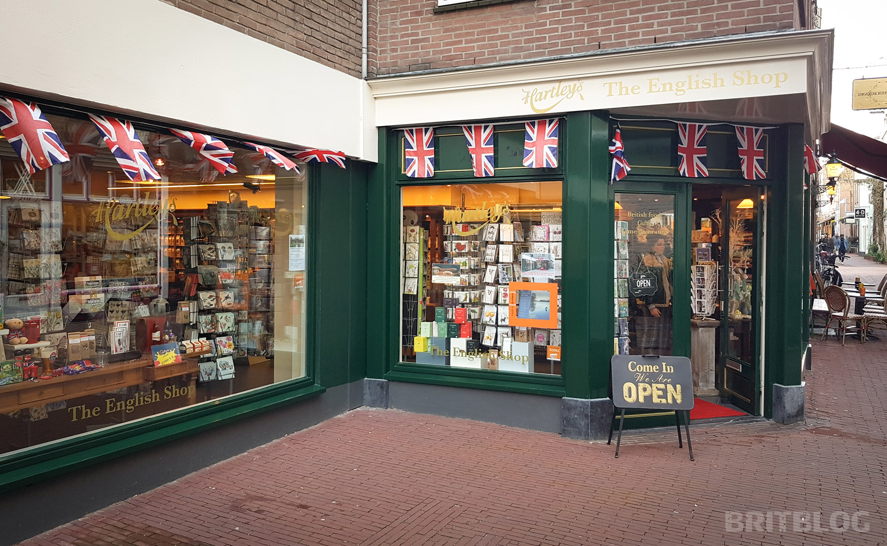 Britse winkels in Nederland en België