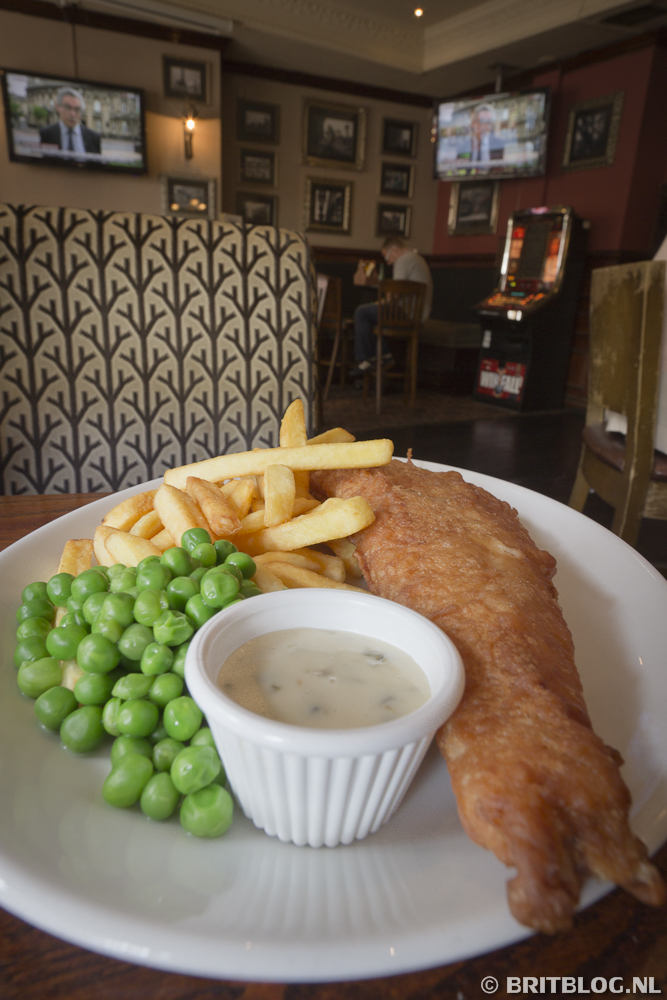 Typisch Brits eten: fish & chips
