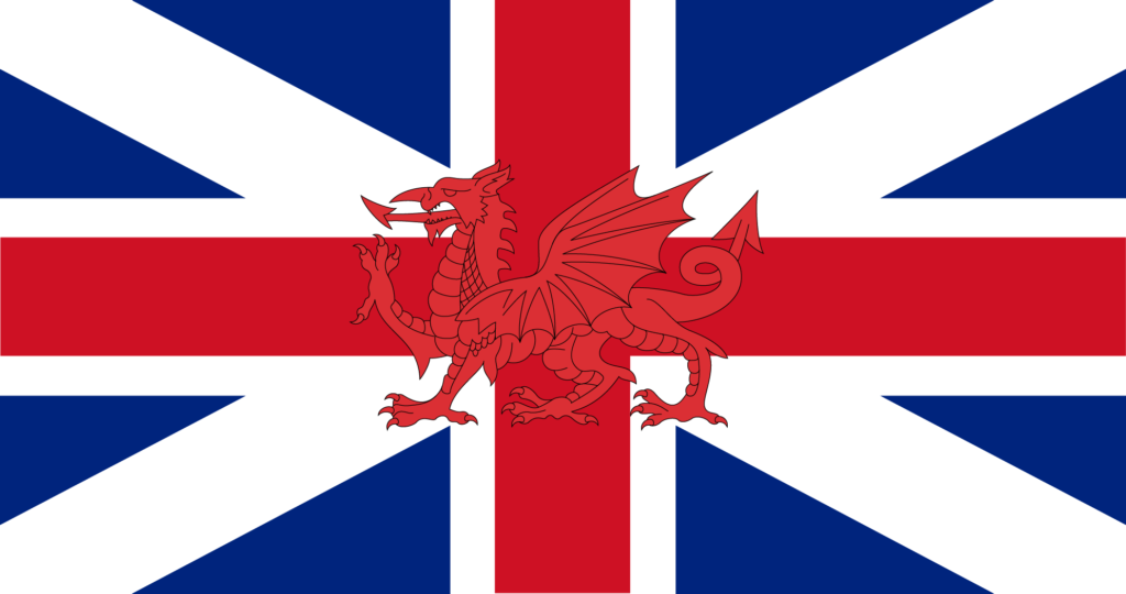 Vlag als Noord-Ierland het VK verlaat