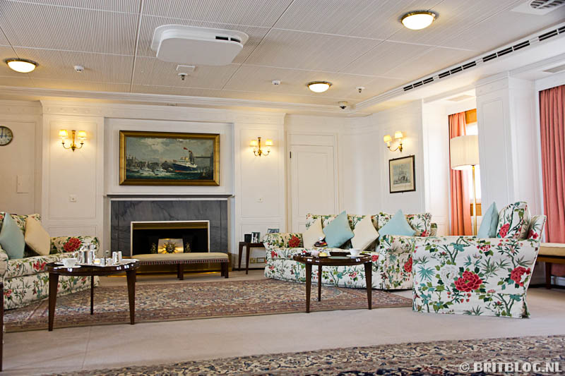 The Royal Yacht Britannia huiskamer