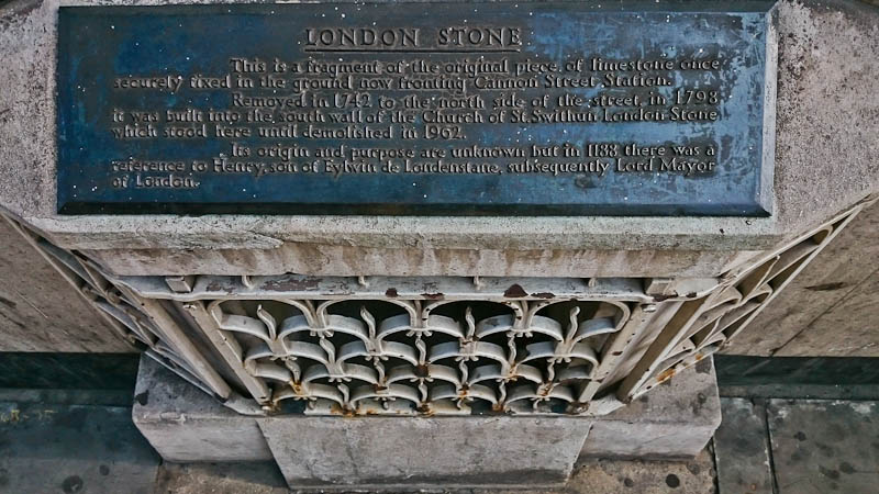 Bezienswaardigheid Londen: London Stone