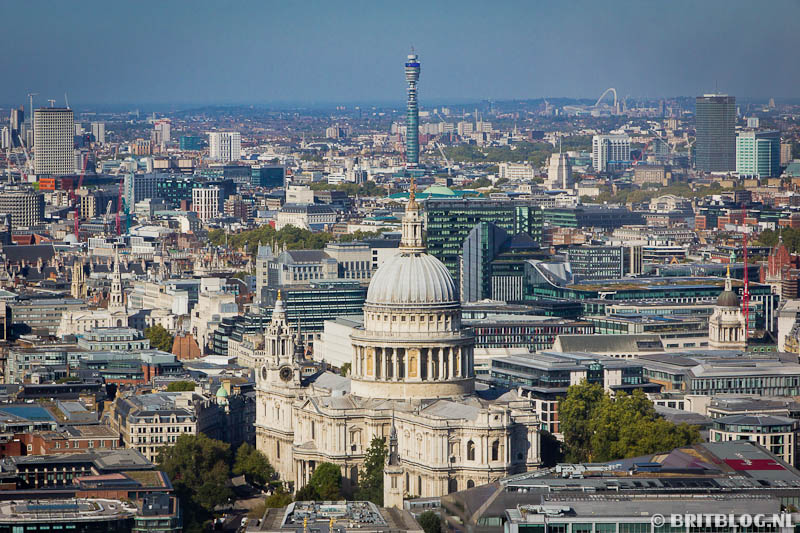 St Paul's Cathedral, vanuit Sky Garden