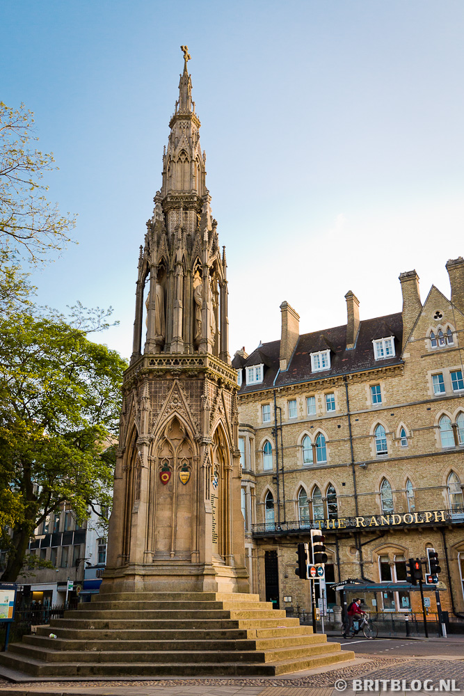 Oxford wandelroute: Martyrs Memorial