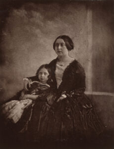 Queen Victoria met haar dochter Victoria