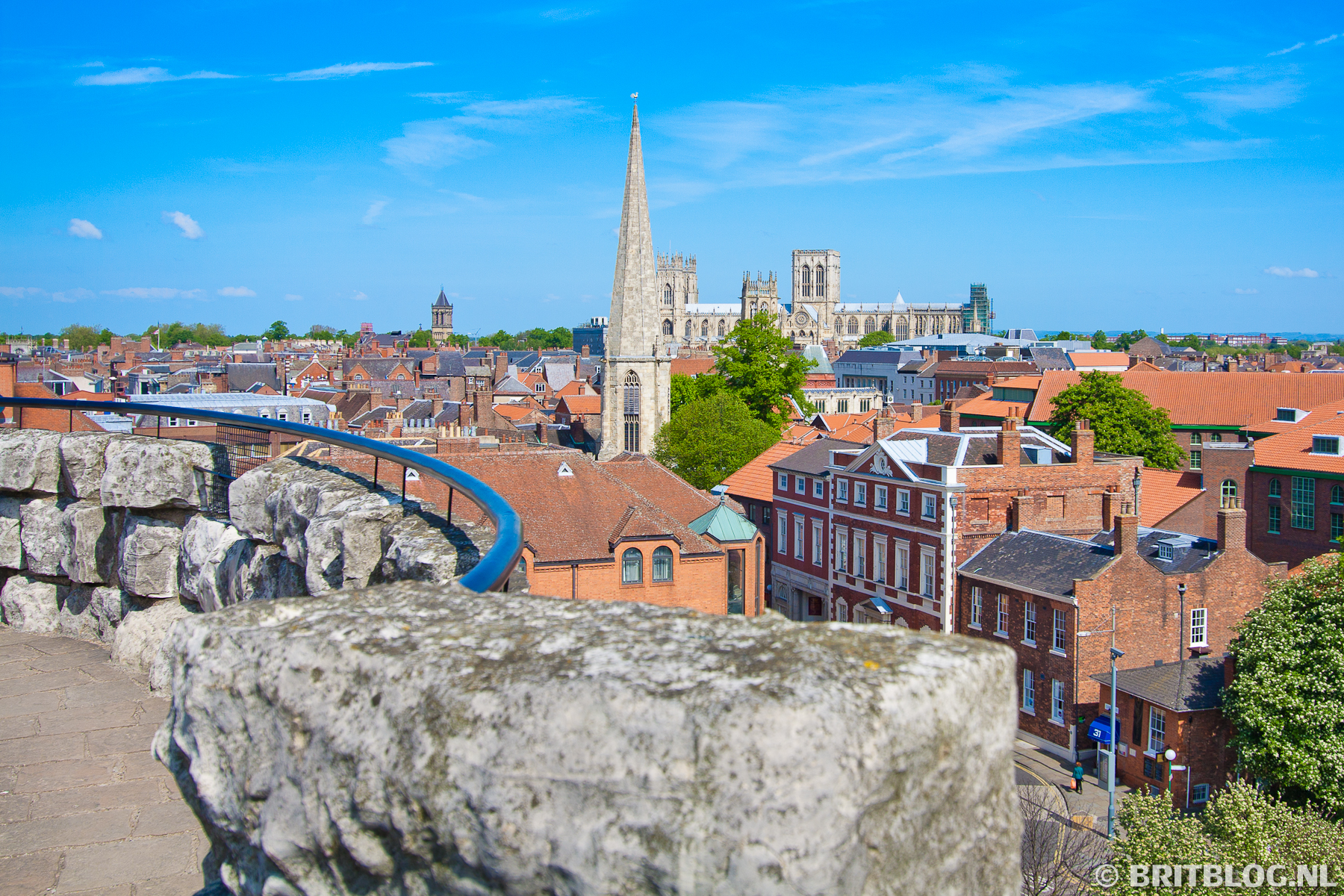 York vanuit Clifford's Tower