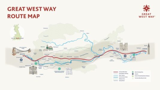Great West Way route