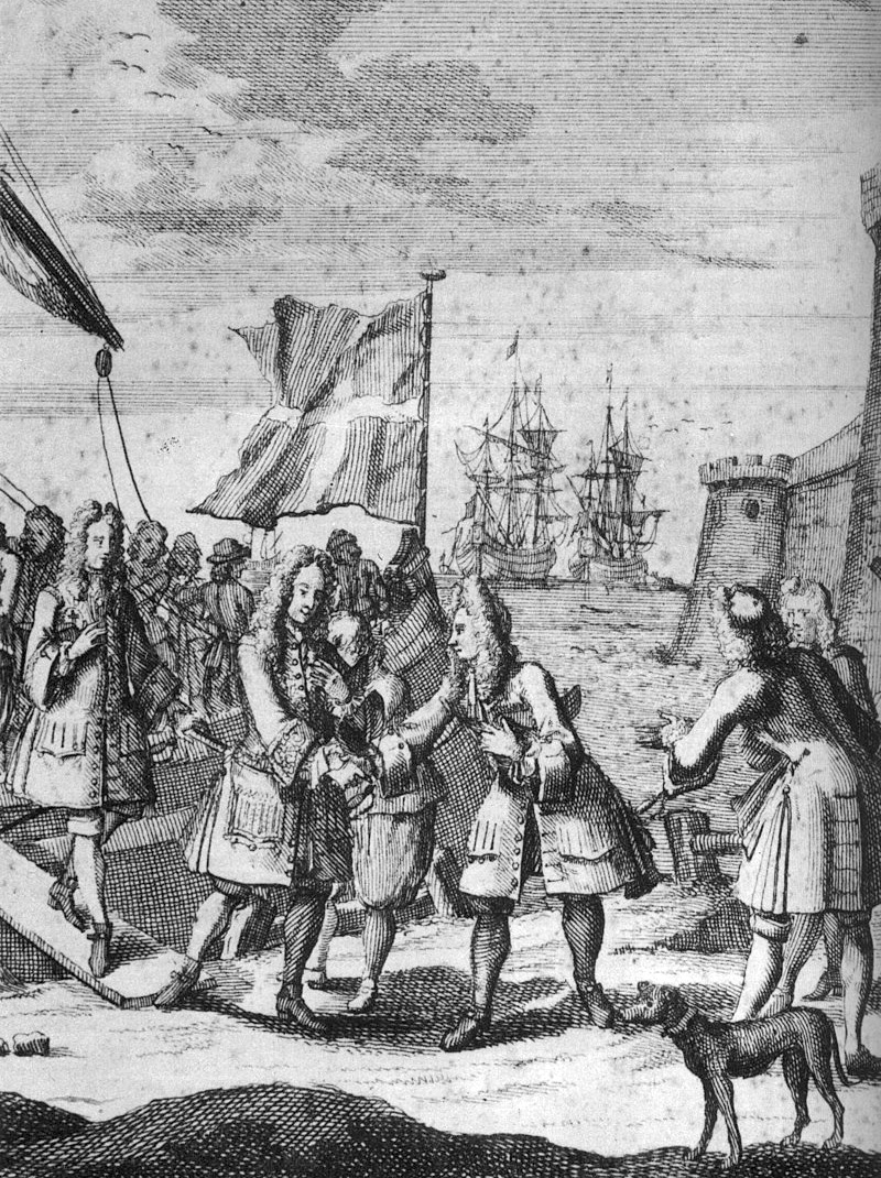 Jacobus Frans Eduard Stuart arriveert in Schotland in 1715