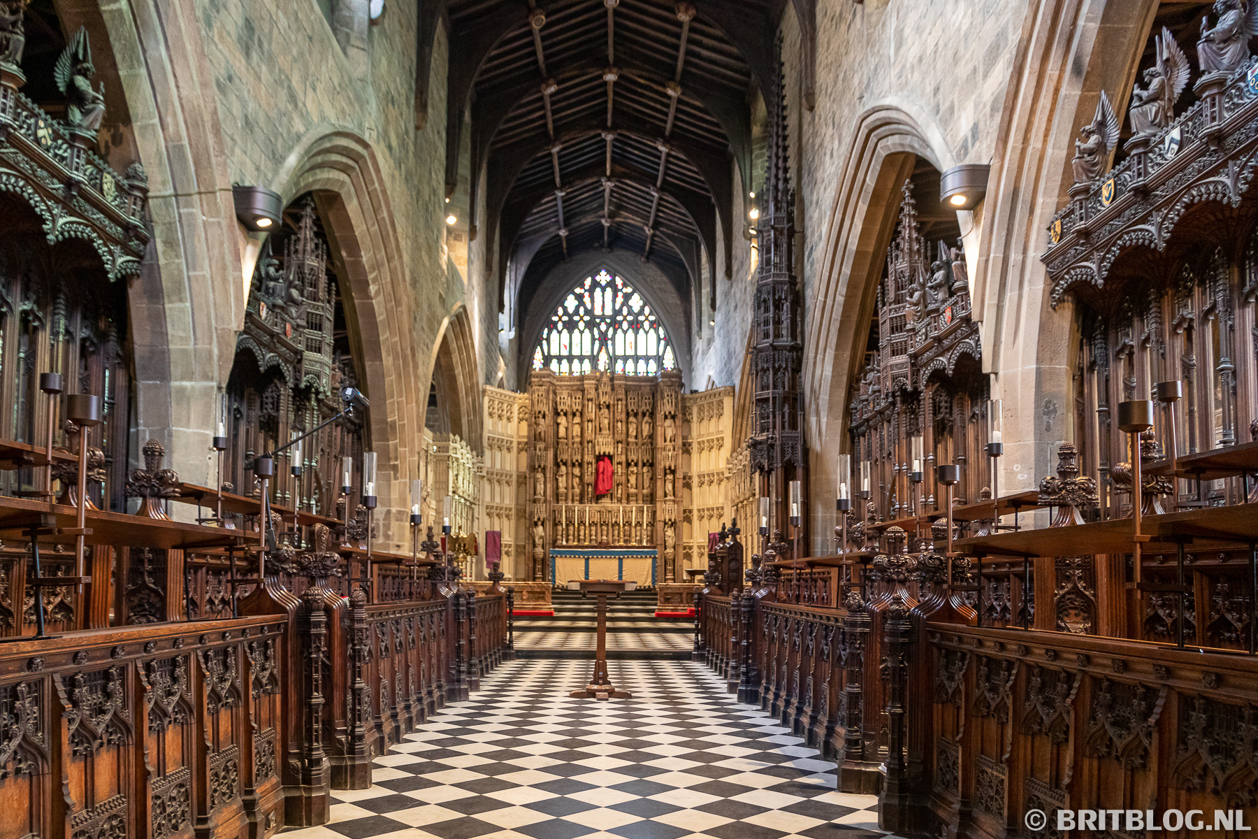 Bezoek Newcastle Cathedral met de kenmerkende lantaarntoren