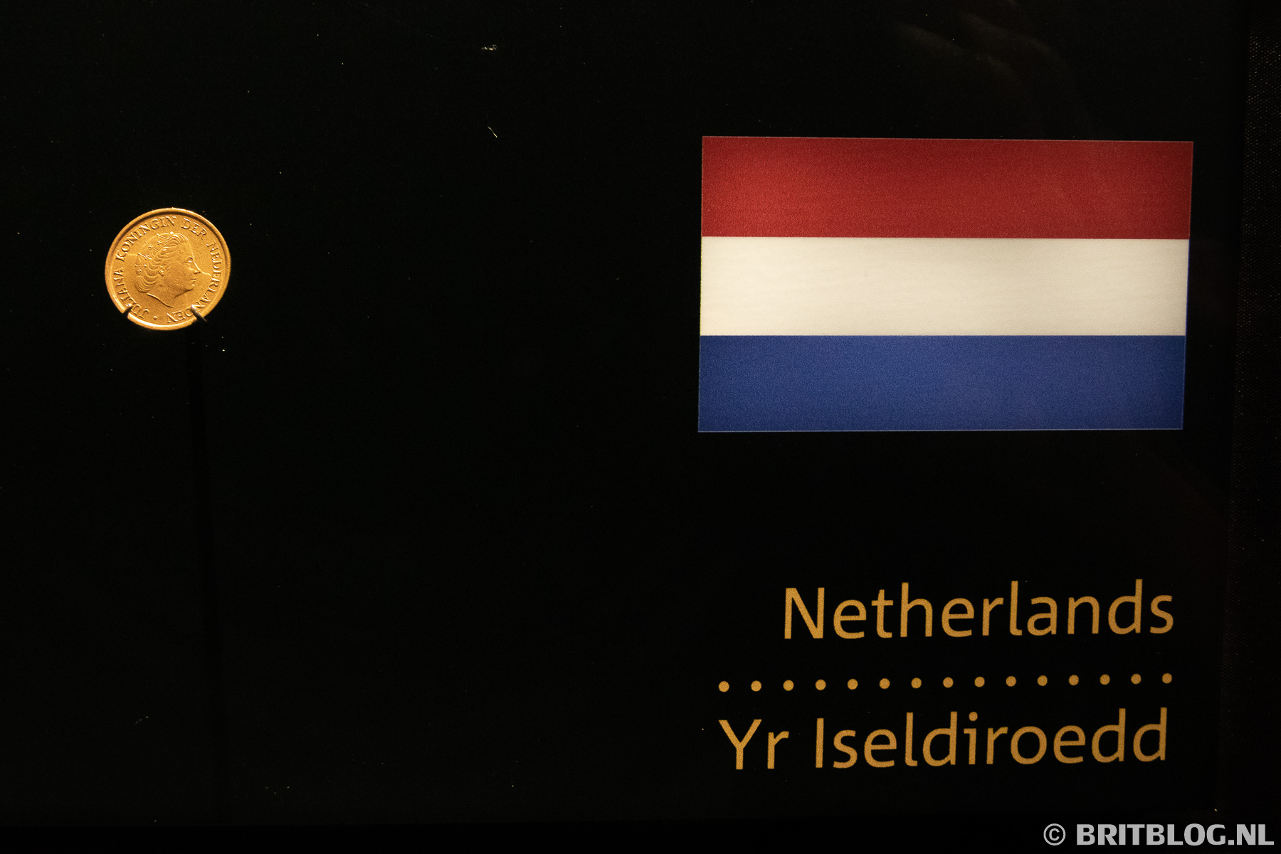 Nederlandse munt, geproduceerd in de UK