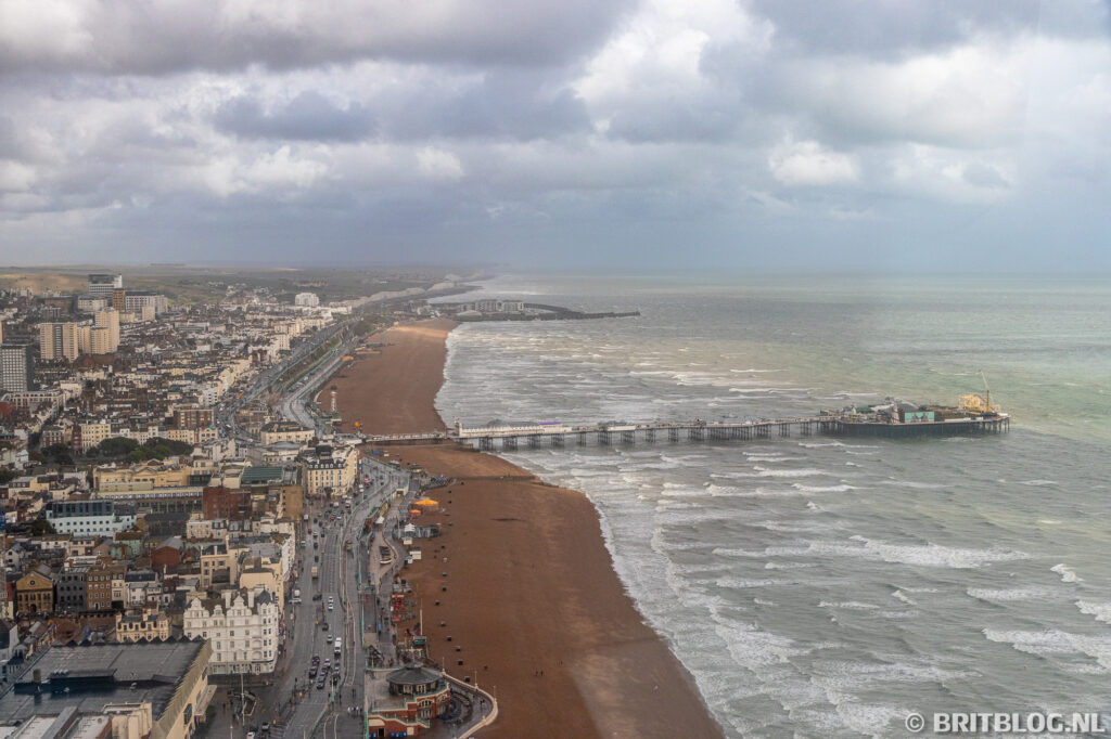 Uitzicht over Brighton
