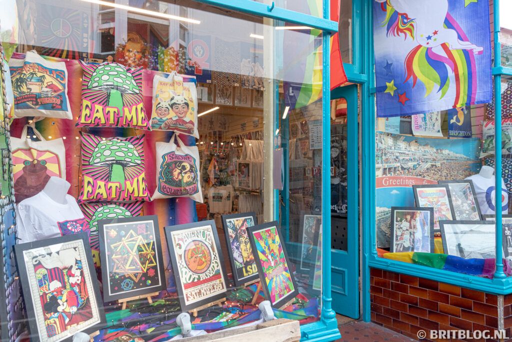 winkel in Brighton, Groot-Brittannië