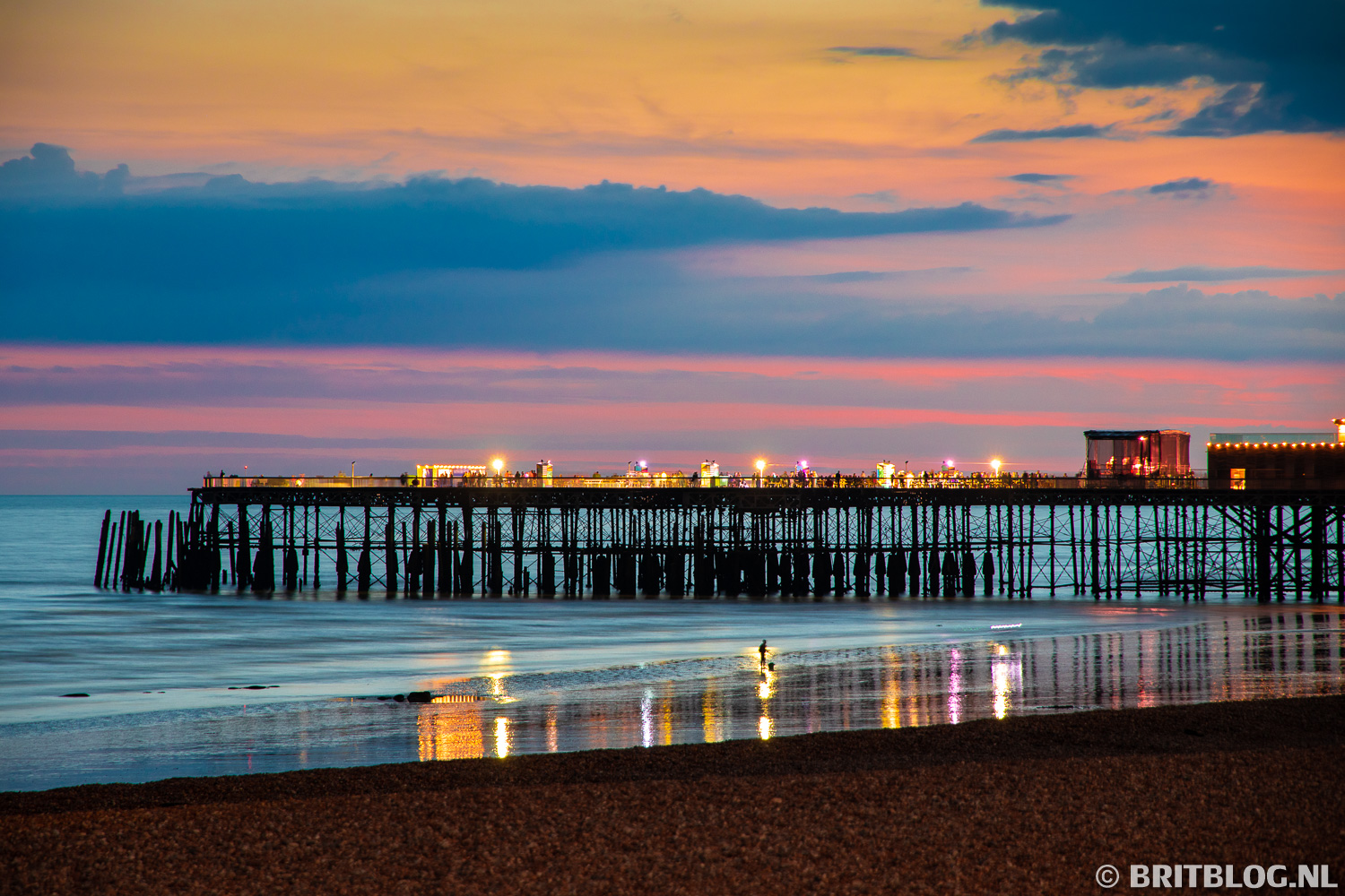 Hastings pier, Engeland