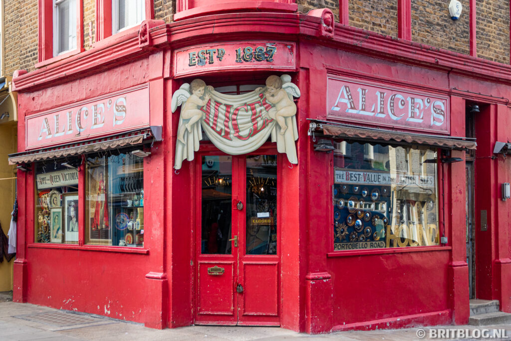 Alice’s, Notting Hill wandelroute