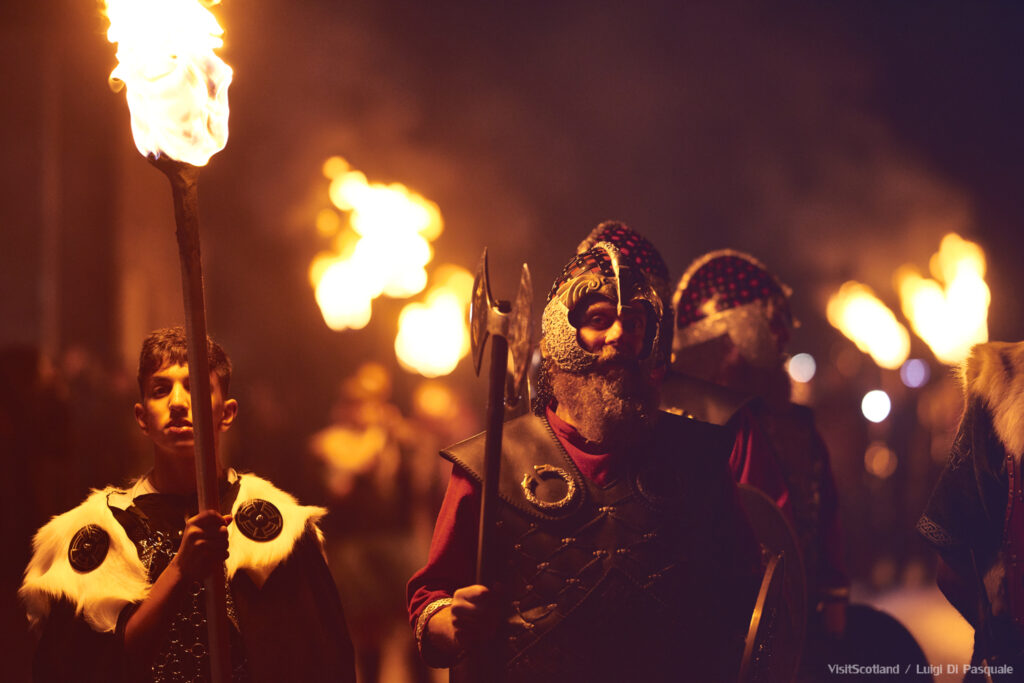 Vikingfeest op Shetland