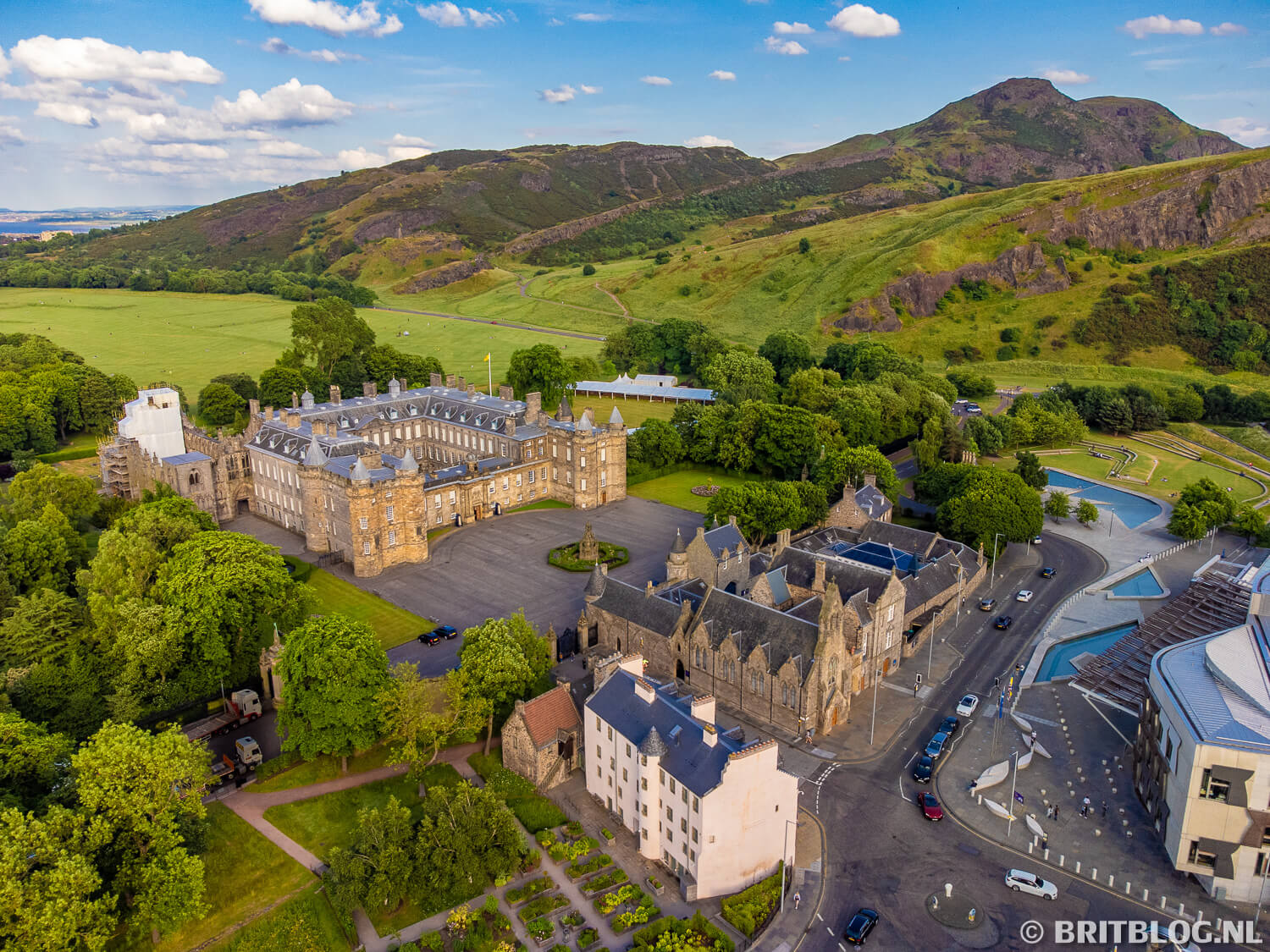 Palace of Holyroodhouse in Edinburgh: een koninklijk paleis in Schotland