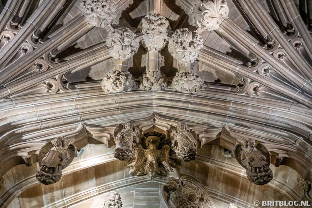 Details van de kathedraal in Edinburgh, Schotland