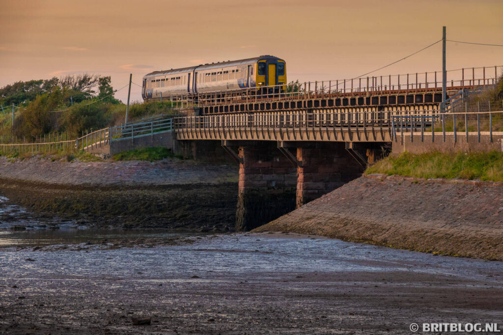 Northern Railway komt aan in Ravenglass