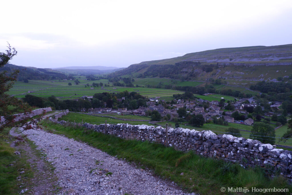 Top Mere Road met zicht op Kettlewell
