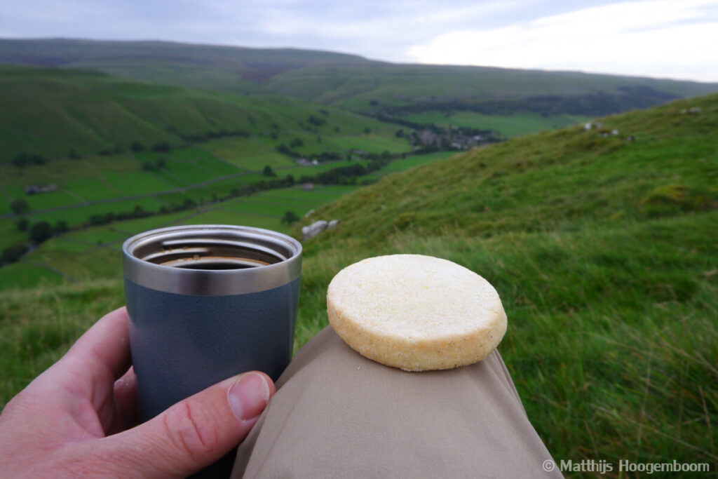 De berg op bij Kettlewell