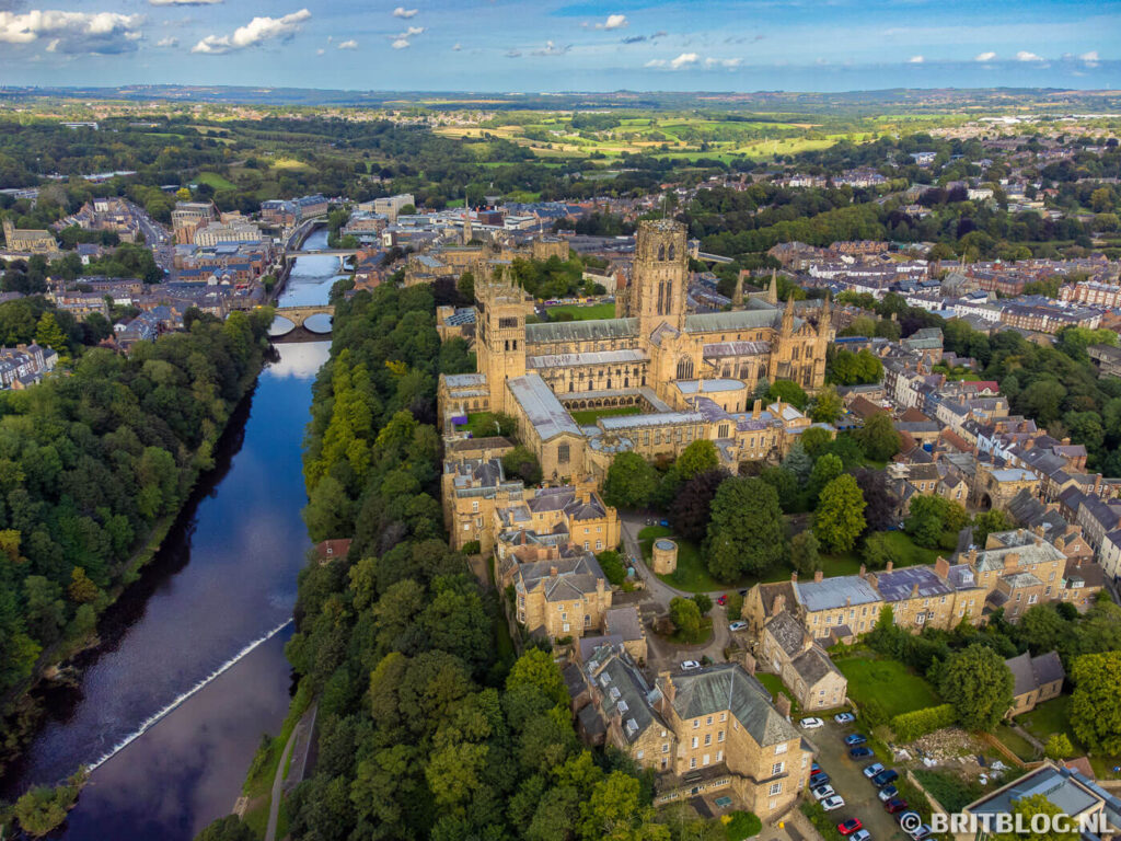Durham vanuit de lucht