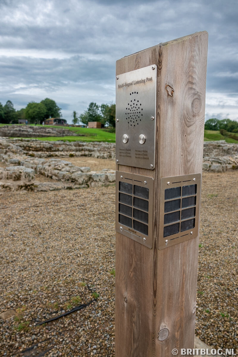 Luisterpalen in Roman Vindolanda Fort & Museum