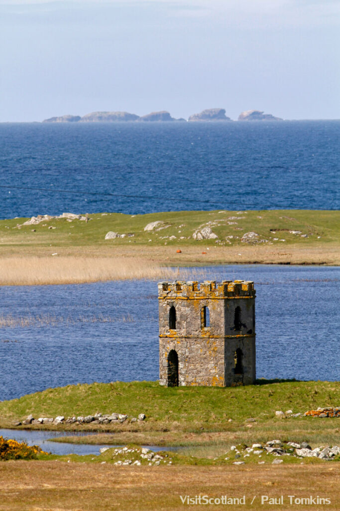 Buiten-Hebriden, North Uist, Scolpaig Tower