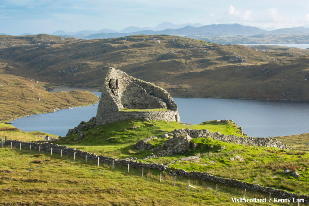 Lewis, Buiten-Hebriden, dun carloway broch