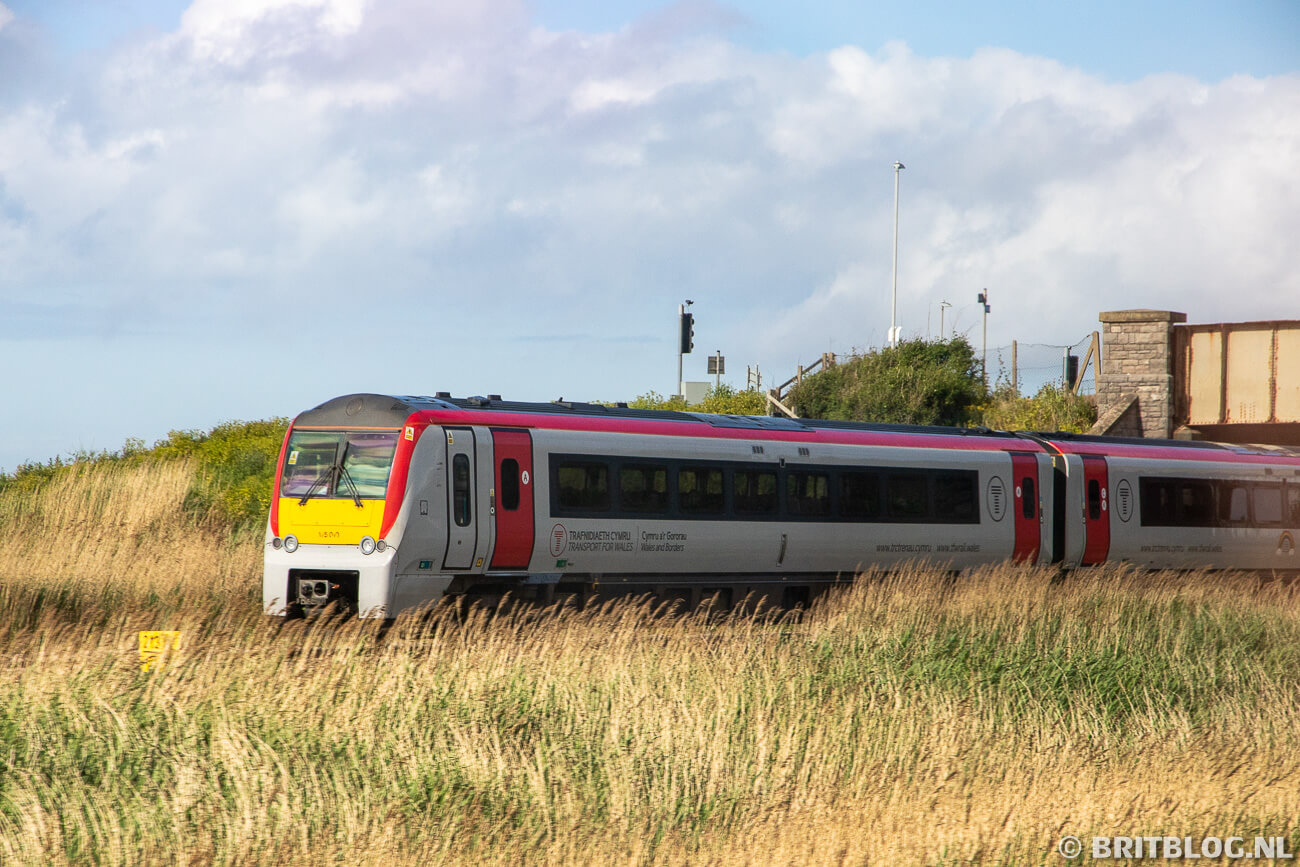 Trein in Wales, Groot-Brittannië