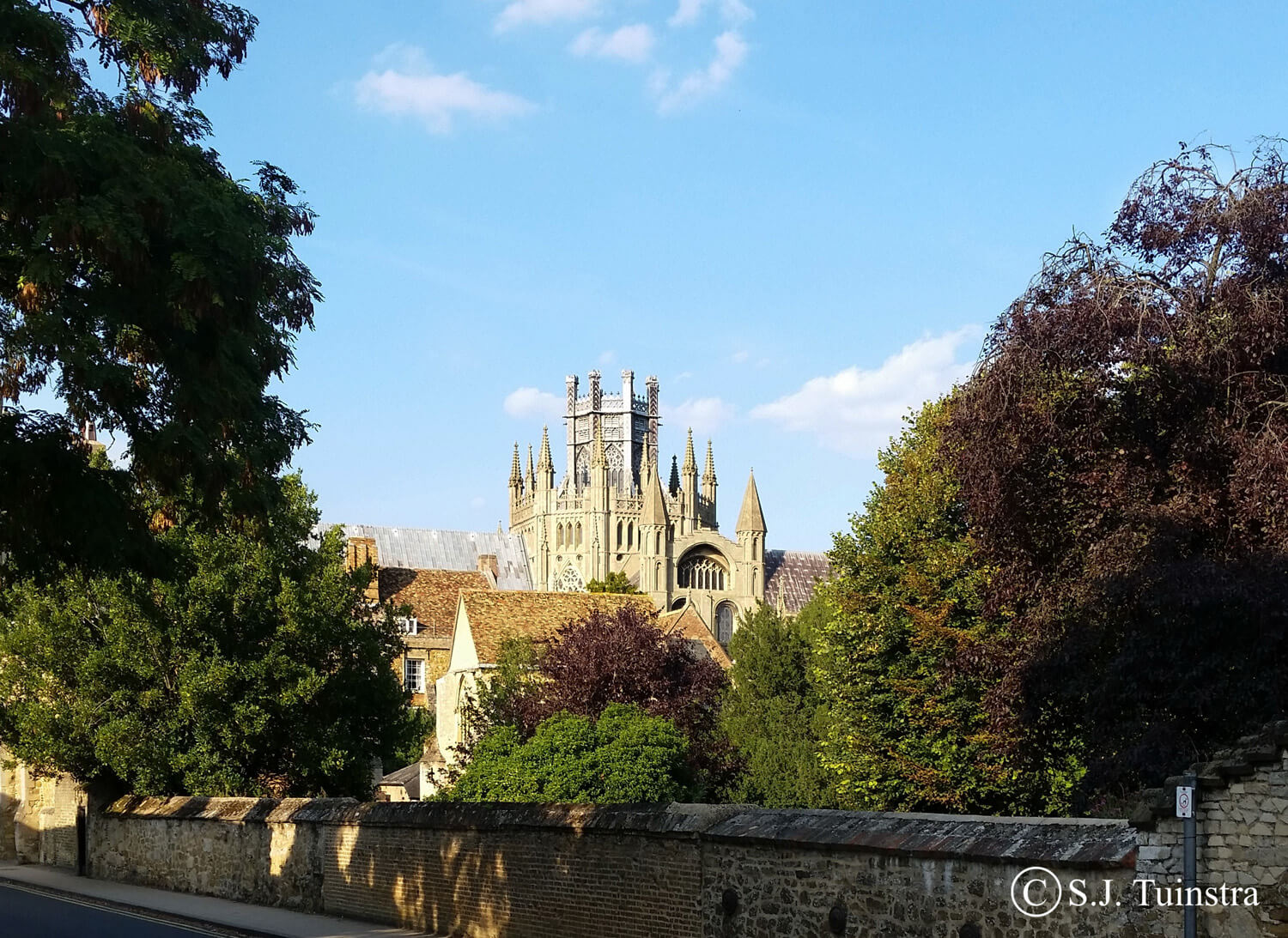 Ely cathdral, de kathedraal vanaf een afstand