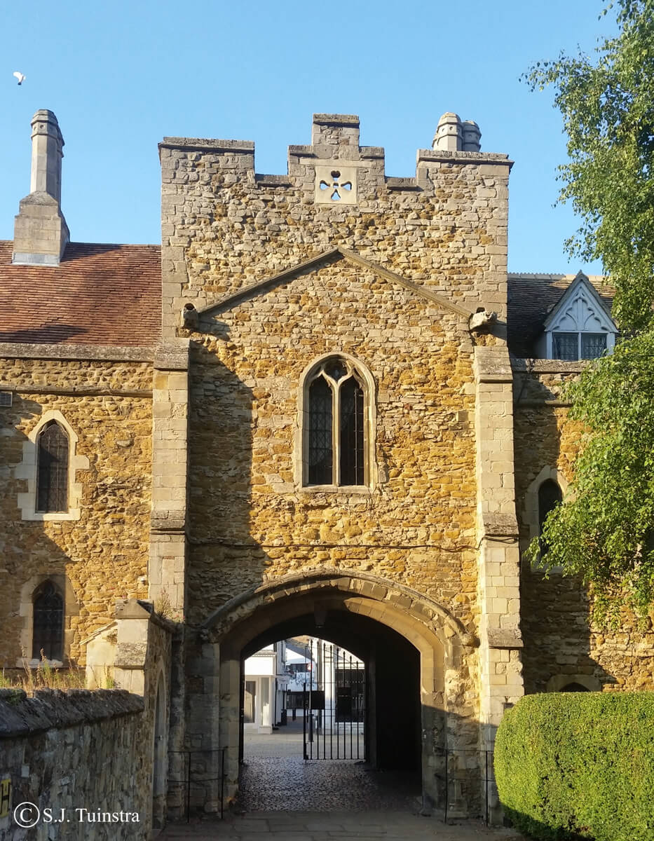 The sacrist gate van Ely Cathedral