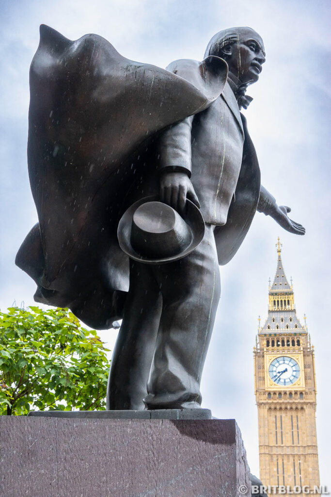 Beeld van David Lloyd George in Parliament Square Garden