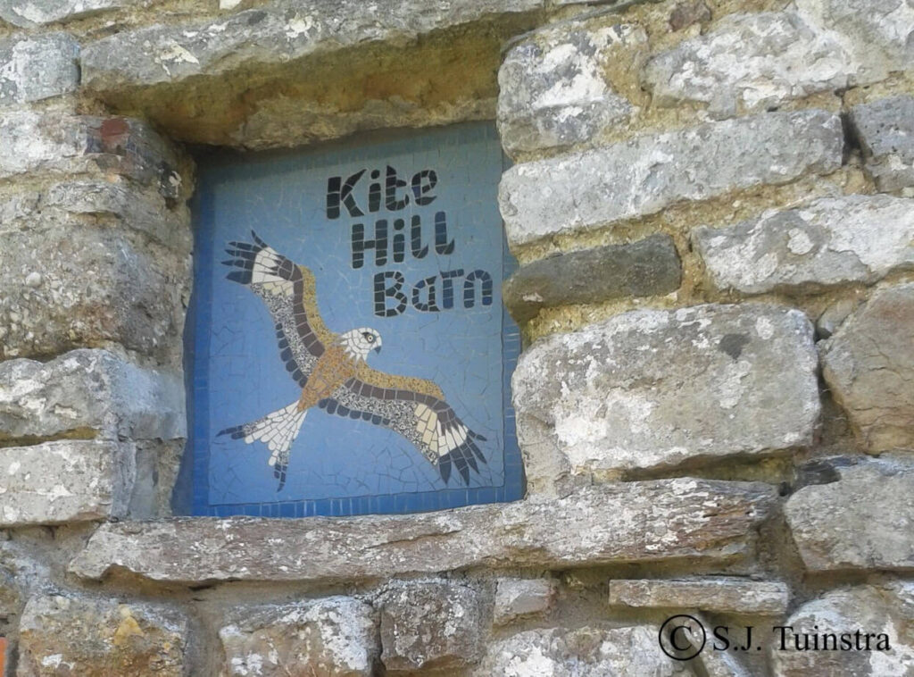 Op het huis op Kittle Hill.