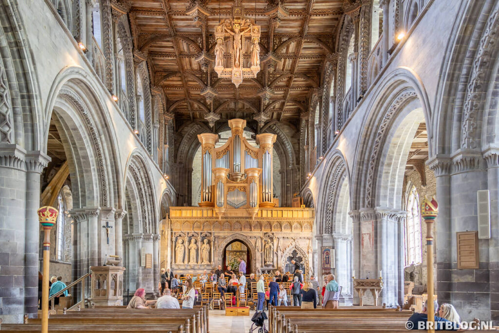 Interieur St Davids Kathedraal.
