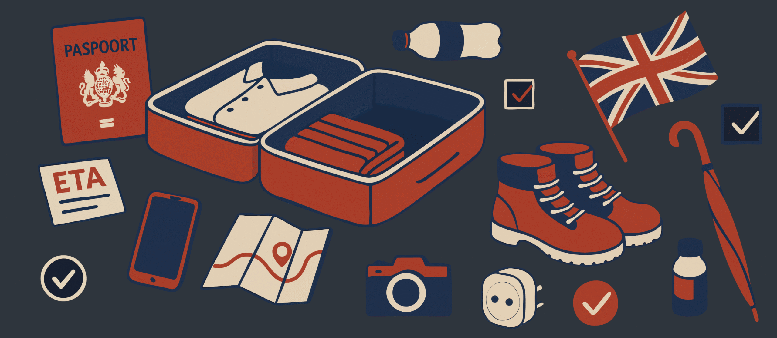 Inpaklijst Verenigd Koninkrijk: wat neem je mee op reis?