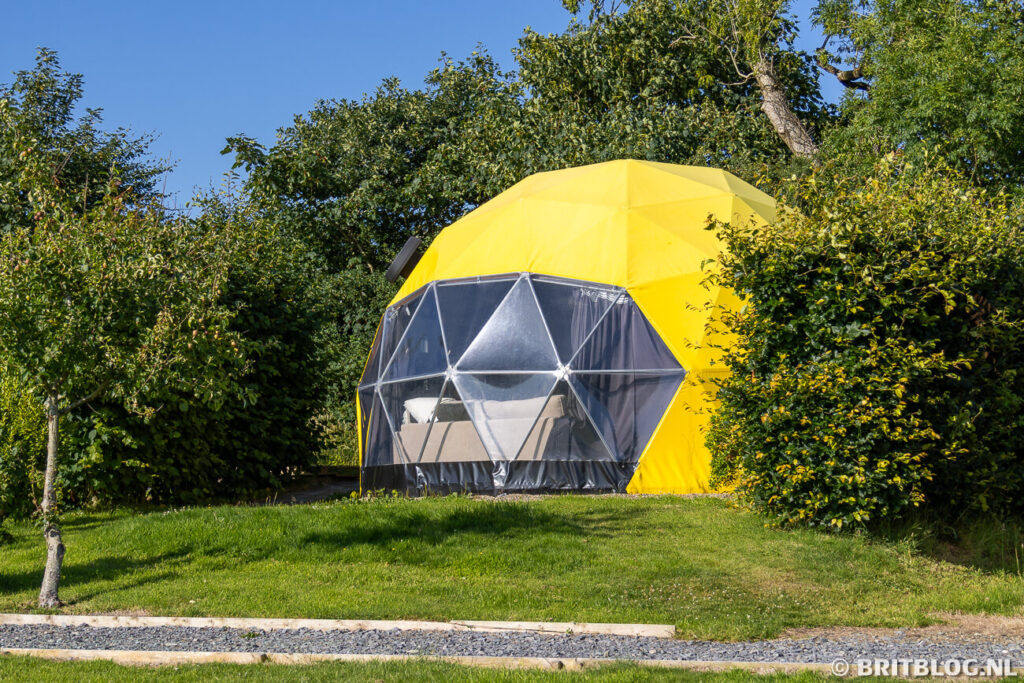 Pacman dome, Apple Camping, Pembrokeshire Coast
