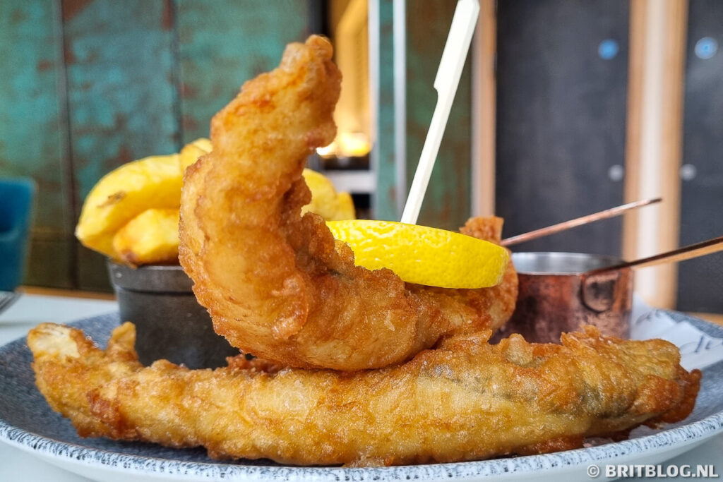 Fish & chips in Tŷ Hotels Milford Waterfront