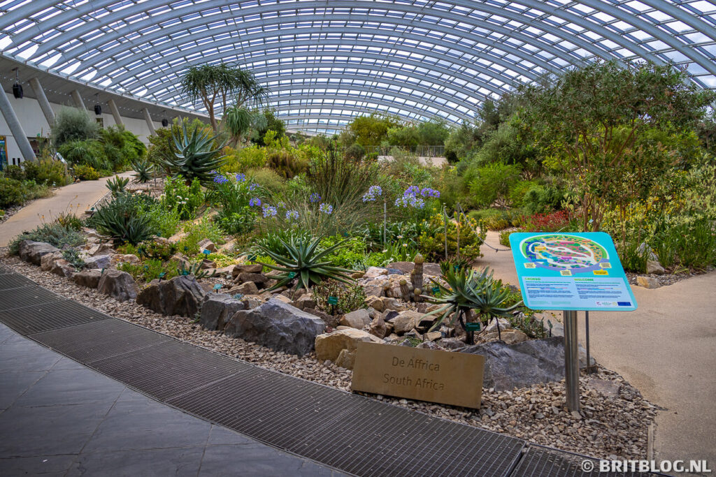 De kas van National Botanic Garden of Wales