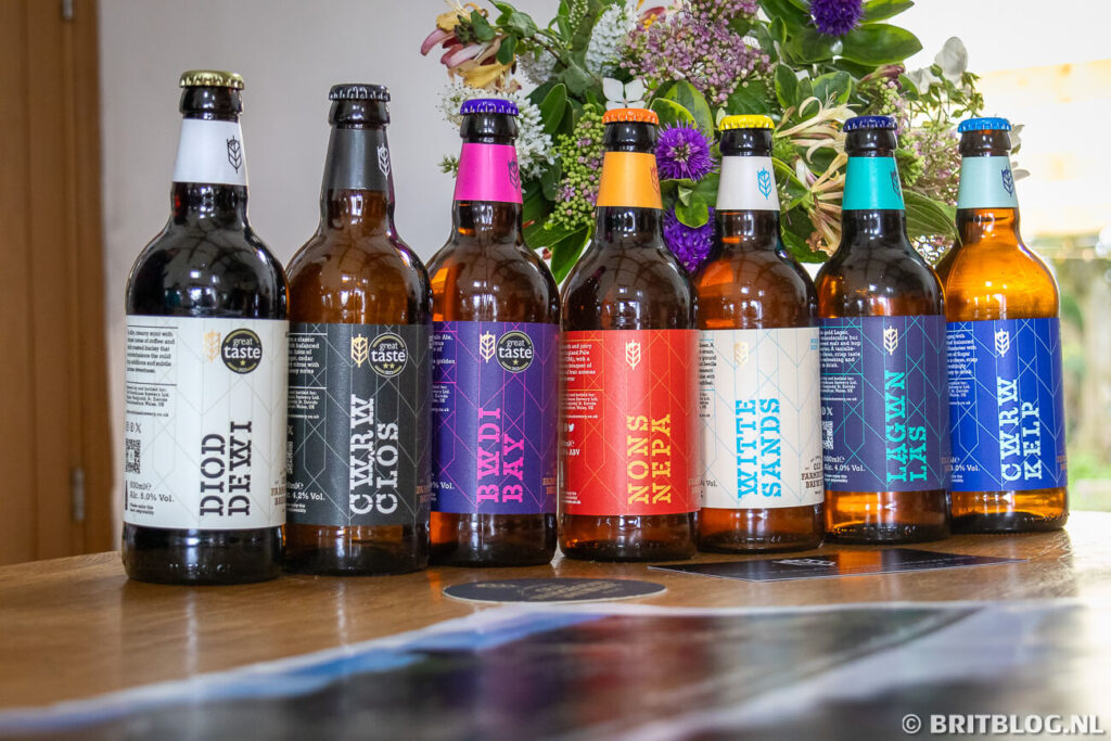 De biertjes van St Davids Old Farmhouse Brewery