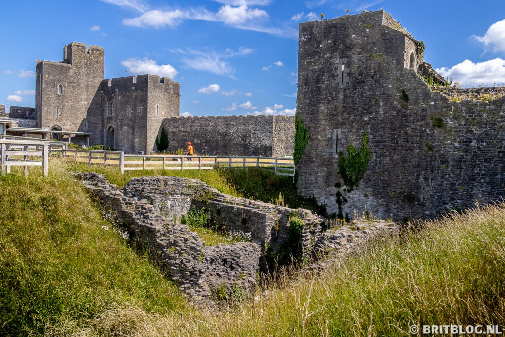Caerphilly Castle Wales Groot Brittannie 29