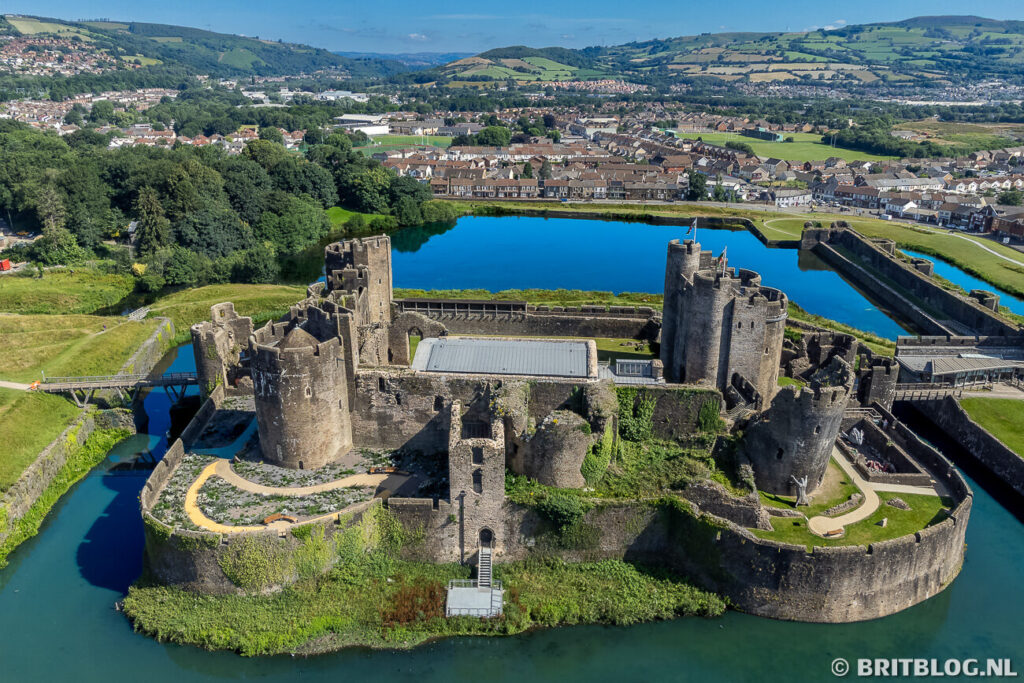 Caerphilly Castle Wales Groot Brittannie 7