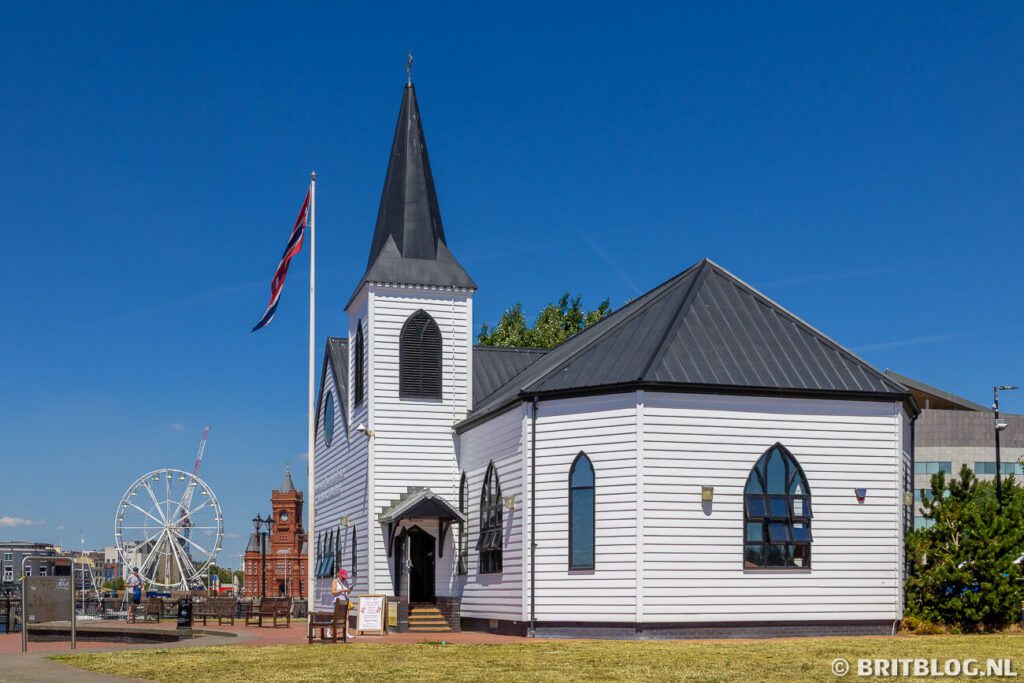Norwegian Church Cardiff Bay Wales Verenigd Koninkrijk 1