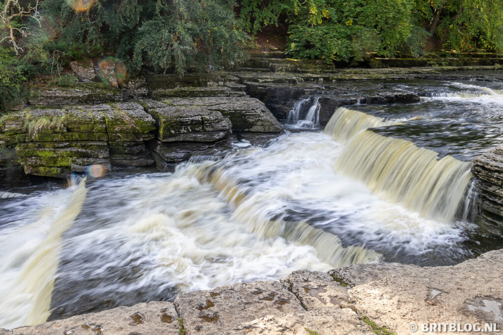 Aysgarth Falls Lower Falls Yorkshire Dales National Park Engeland 1