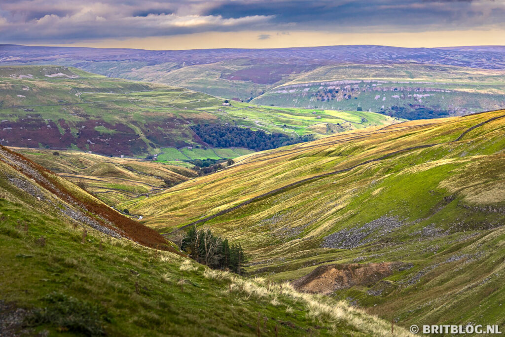 Buttertubs Pass Yorkshire Dales Verenigd Koninkrijk 2