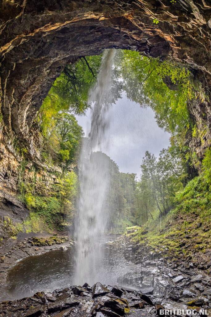 Hardraw Force Waterfall Yorkshire Dales Verenigd Koninkrijk 2