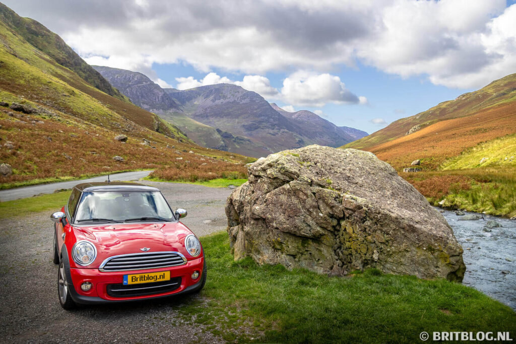 Met de auto door het Lake District: Honister Pass