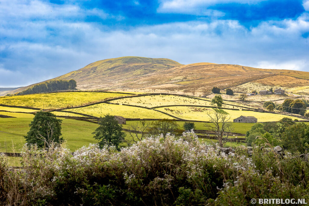 landschap Hawes Yorkshire Dales Verenigd Koninkrijk 1