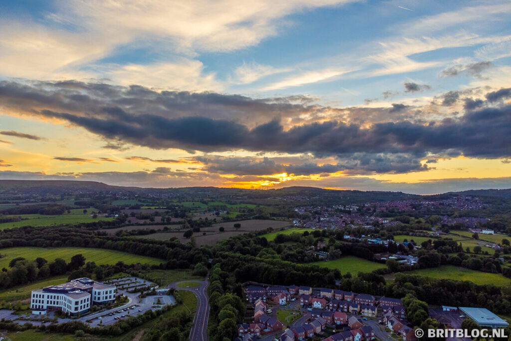 Clwydian Range vanuit Wrexham